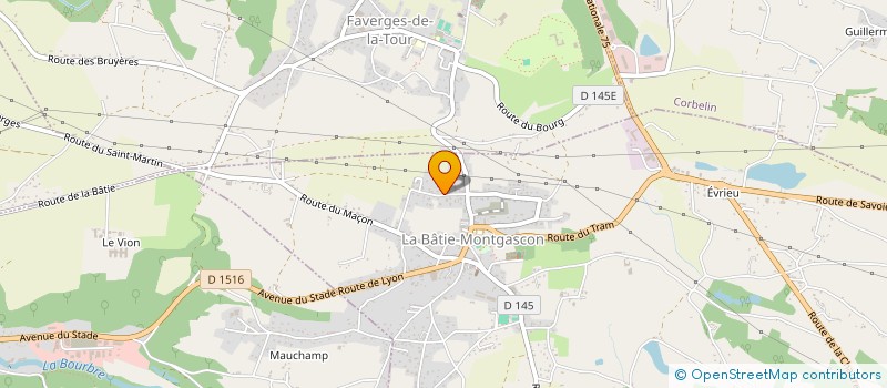 localisation de l'entreprise MADAME CHRISTELLE CANTERO  LA BATIE-MONTGASCON