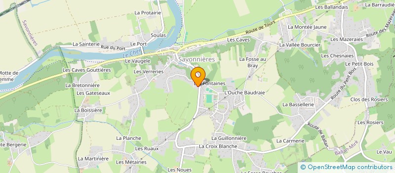 localisation de l'entreprise MADAME CHRISTELLE CAPO à SAVONNIERES