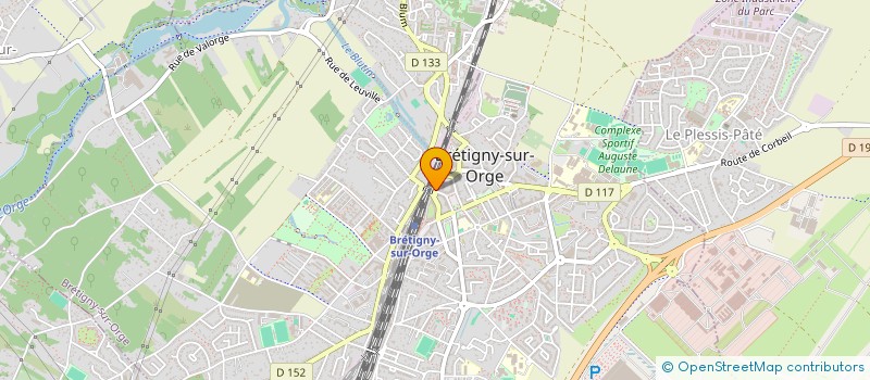 localisation de l'entreprise MADAME CHRISTELLE CARDUNER KOUENTIE à BRETIGNY-SUR-ORGE