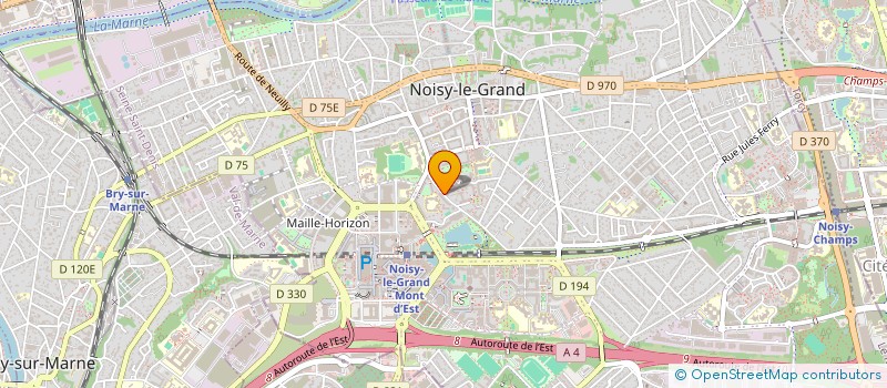 localisation de l'entreprise MADAME CHRISTELLE CARLTON à NOISY-LE-GRAND