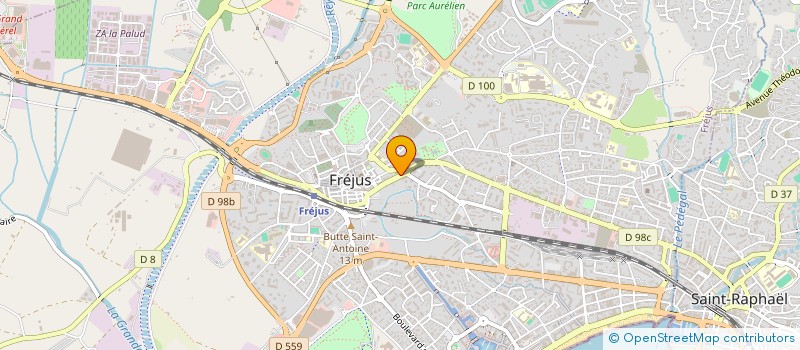 localisation de l'entreprise MADAME CHRISTELLE CARLUCCI à FREJUS