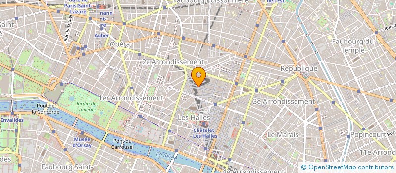 localisation de l'entreprise MADAME CHRISTELLE CARLVY LE DEAN  PARIS