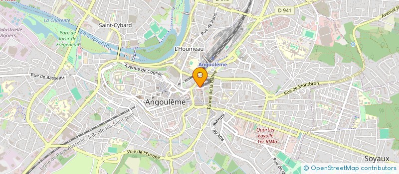 localisation de l'entreprise MADAME CHRISTELLE CARRE à ANGOULEME