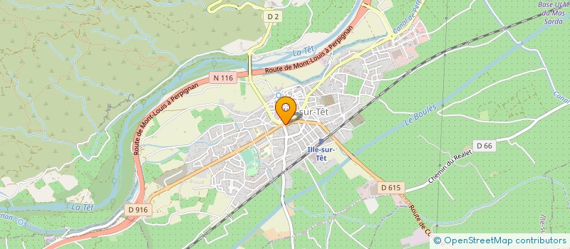 localisation de l'entreprise MADAME CHRISTELLE CARRERAS  ILLE-SUR-TET