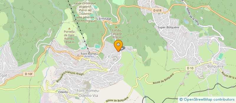 localisation de l'entreprise MADAME CHRISTELLE CARRILLO  FONT-ROMEU-ODEILLO-VIA