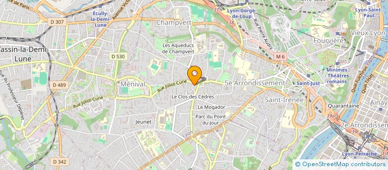 localisation de l'entreprise MADAME CHRISTELLE CARTET à LYON
