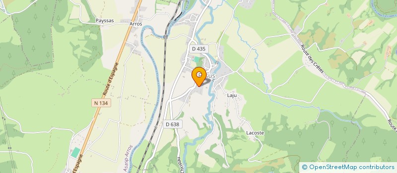 localisation de l'entreprise MADAME CHRISTELLE CASENAVE-CAMGASTON  EYSUS