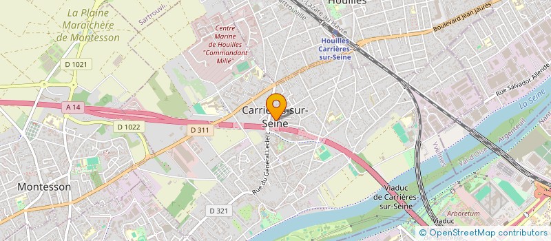 localisation de l'entreprise MADAME CHRISTELLE CASOLI  CARRIERES-SUR-SEINE