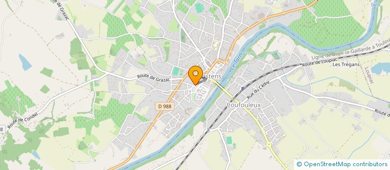 localisation de l'entreprise MADAME CHRISTELLE CASSE  RABASTENS