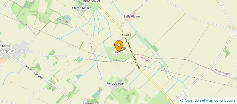 localisation de l'entreprise MADAME CHRISTELLE CELERAU  PRAHECQ