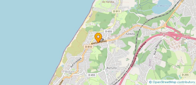 localisation de l'entreprise MADAME CHRISTELLE CELHAIGUIBEL à BIDART