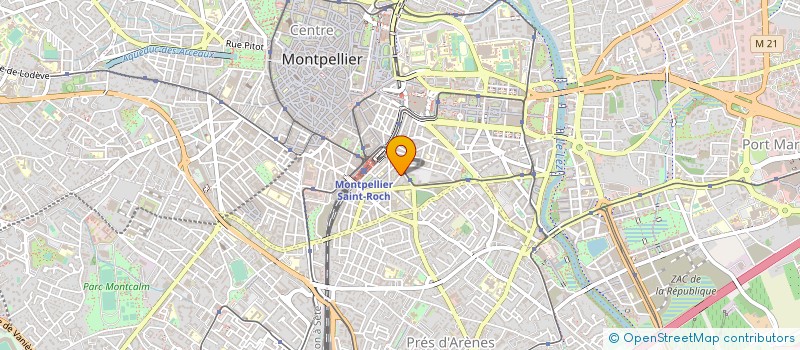 localisation de l'entreprise MADAME CHRISTELLE CELLARD à MONTPELLIER