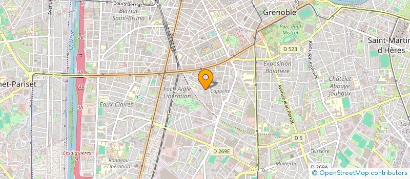 localisation de l'entreprise MADAME CHRISTELLE CEZARD  GRENOBLE