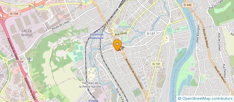 localisation de l'entreprise MADAME CHRISTELLE CHANCLU à CORBEIL-ESSONNES