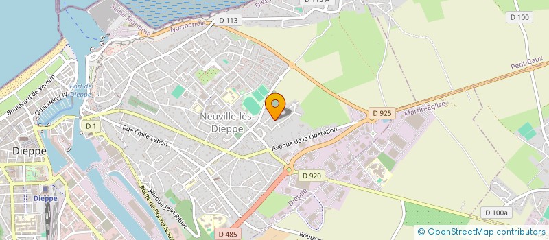 localisation de l'entreprise MADAME CHRISTELLE CHANDELIER à DIEPPE