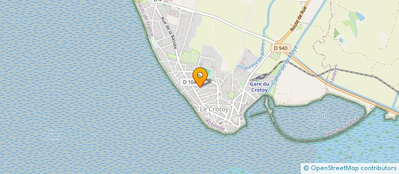 localisation de l'entreprise MADAME CHRISTELLE CHANSON à LE CROTOY