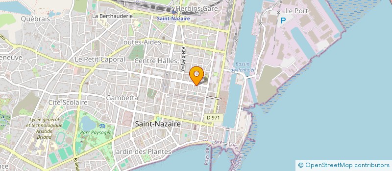 localisation de l'entreprise MADAME CHRISTELLE CHAPELIN  SAINT-NAZAIRE