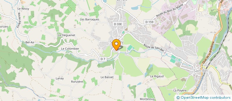 localisation de l'entreprise MADAME CHRISTELLE CHAPUIS  SAVIGNY