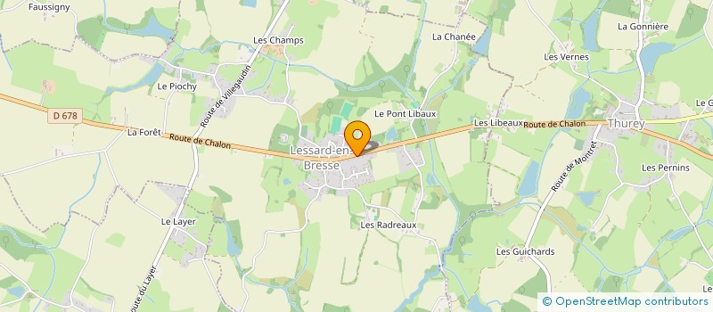 localisation de l'entreprise MADAME CHRISTELLE CHARBONNIER  SAINT-ANDRE-EN-BRESSE