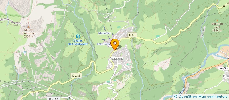 localisation de l'entreprise MADAME CHRISTELLE CHARDONNET  AUSSOIS