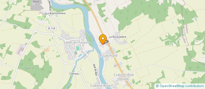 localisation de l'entreprise MADAME CHRISTELLE CHARRE  VALDIVIENNE