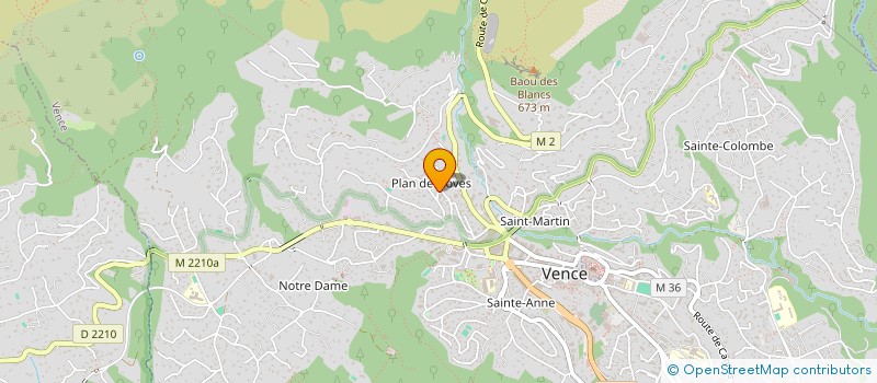 localisation de l'entreprise MADAME CHRISTELLE CHASSIN à VENCE