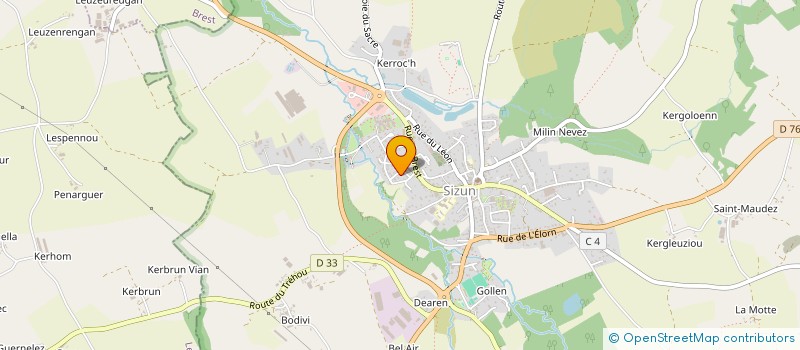 localisation de l'entreprise MADAME CHRISTELLE CHATELET  SIZUN