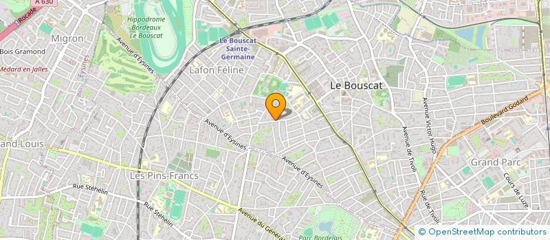 localisation de l'entreprise MADAME CHRISTELLE CHAUBET à LE BOUSCAT