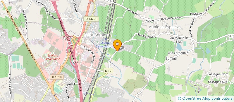 localisation de l'entreprise MADAME CHRISTELLE CHAUDY  SAINT-GERVAIS