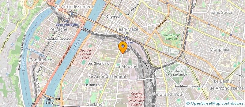 localisation de l'entreprise MADAME CHRISTELLE CHAUSSADE  LYON