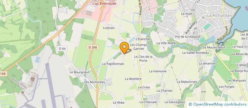 localisation de l'entreprise MADAME CHRISTELLE CHAUVEAU  PLEURTUIT