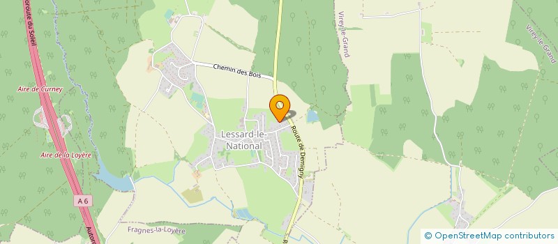 localisation de l'entreprise MADAME CHRISTELLE CHAUVILLE  LESSARD-LE-NATIONAL