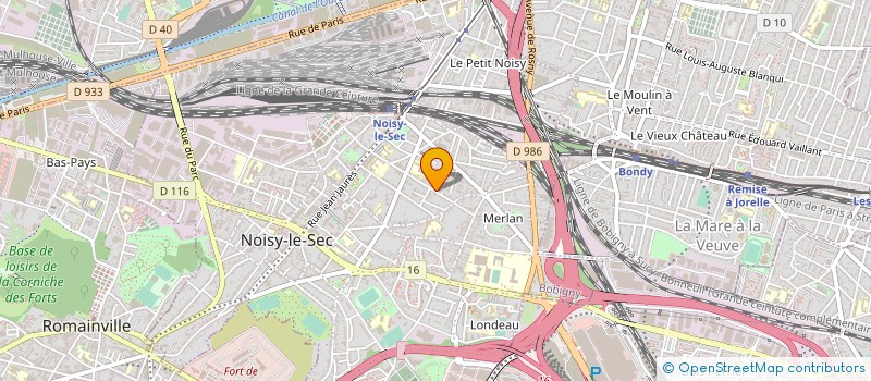 localisation de l'entreprise MADAME CHRISTELLE CHEVALLIER à NOISY-LE-SEC