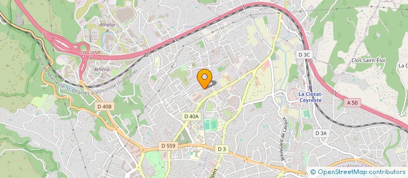 localisation de l'entreprise MADAME CHRISTELLE CHIARELLI  LA CIOTAT