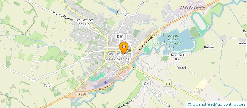 localisation de l'entreprise MADAME CHRISTELLE CHIAVASSA à BEAUMONT-DE-LOMAGNE