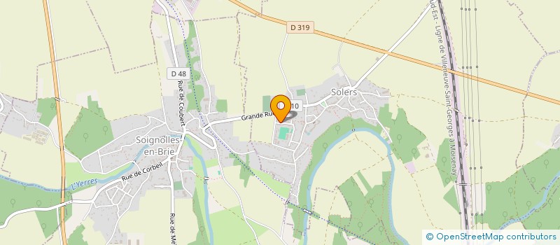 localisation de l'entreprise MADAME CHRISTELLE CHIRAT  SOLERS