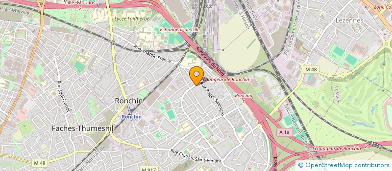 localisation de l'entreprise MADAME CHRISTELLE CHIREUIL  RONCHIN