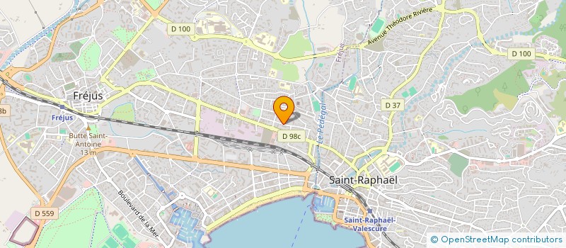 localisation de l'entreprise MADAME CHRISTELLE CHOLOT à FREJUS