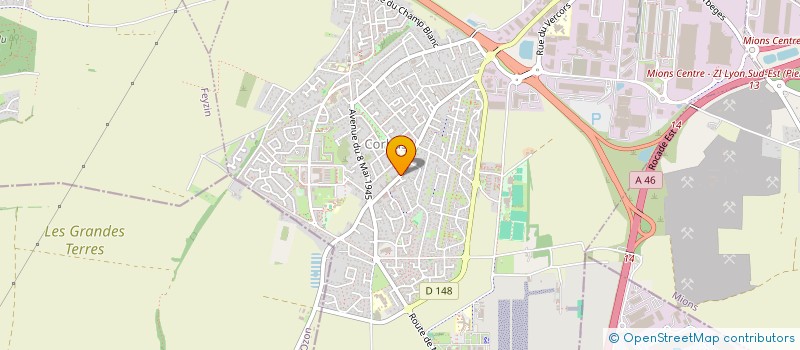 localisation de l'entreprise MADAME CHRISTELLE CHOSSON à CORBAS