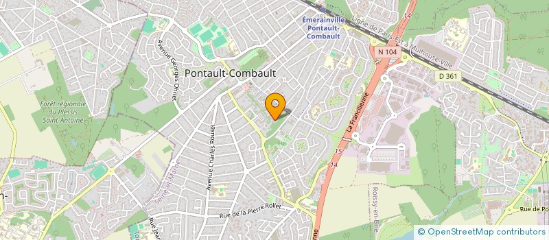 localisation de l'entreprise MADAME CHRISTELLE CIVIL à PONTAULT-COMBAULT