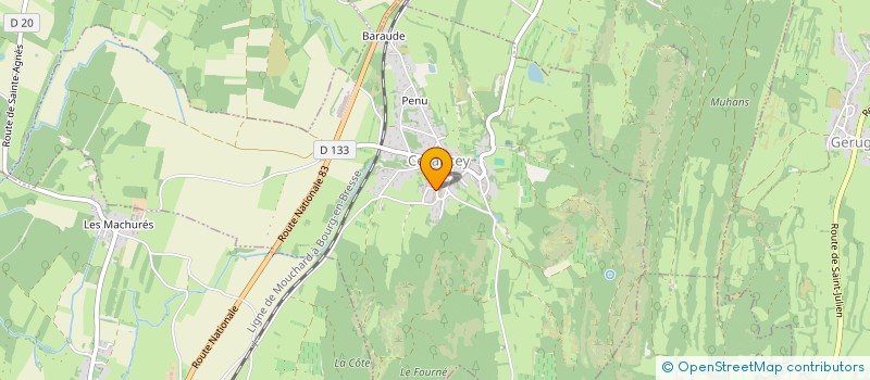 localisation de l'entreprise MADAME CHRISTELLE CLEMENT  CESANCEY