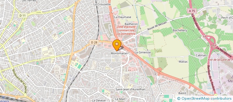 localisation de l'entreprise MADAME CHRISTELLE CLEMENTE-MILAN  BEZIERS