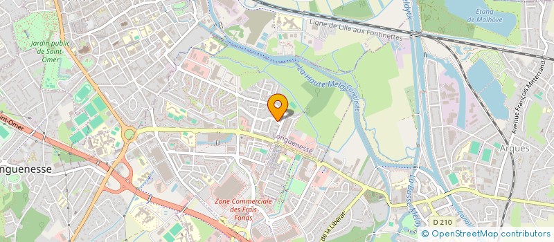 localisation de l'entreprise MADAME CHRISTELLE CLEP  LONGUENESSE