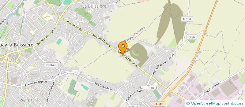 localisation de l'entreprise MADAME CHRISTELLE CNIGNIET  HAILLICOURT