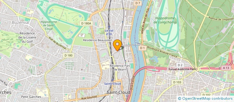 localisation de l'entreprise MADAME CHRISTELLE COCHAT  SAINT-CLOUD