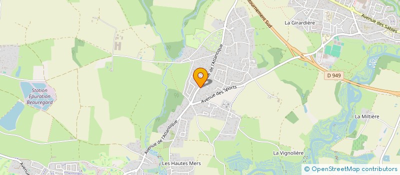 localisation de l'entreprise MADAME CHRISTELLE COGNY  TALMONT-SAINT-HILAIRE