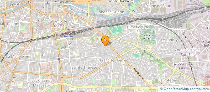 localisation de l'entreprise MADAME CHRISTELLE COINDEAU  RENNES