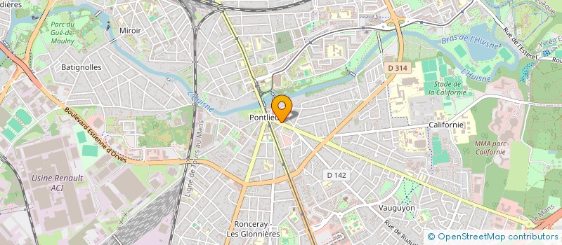 localisation de l'entreprise MADAME CHRISTELLE COLLIN  LE MANS