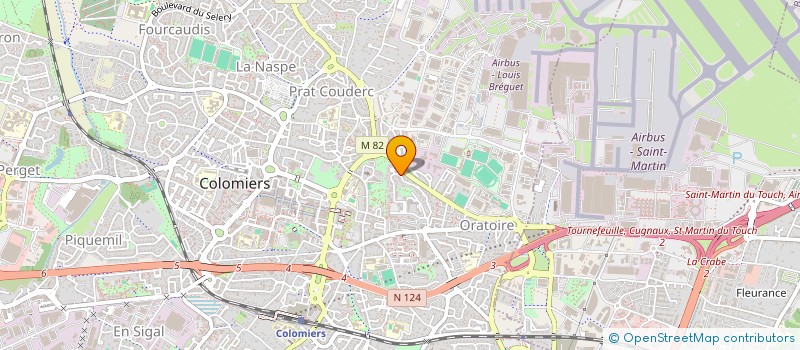 localisation de l'entreprise MADAME CHRISTELLE COMBES à COLOMIERS
