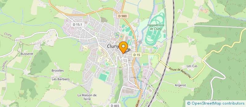 localisation de l'entreprise MADAME CHRISTELLE COMMELIN à CLUNY